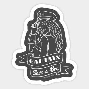 Capitan Save-a-bro! Sticker